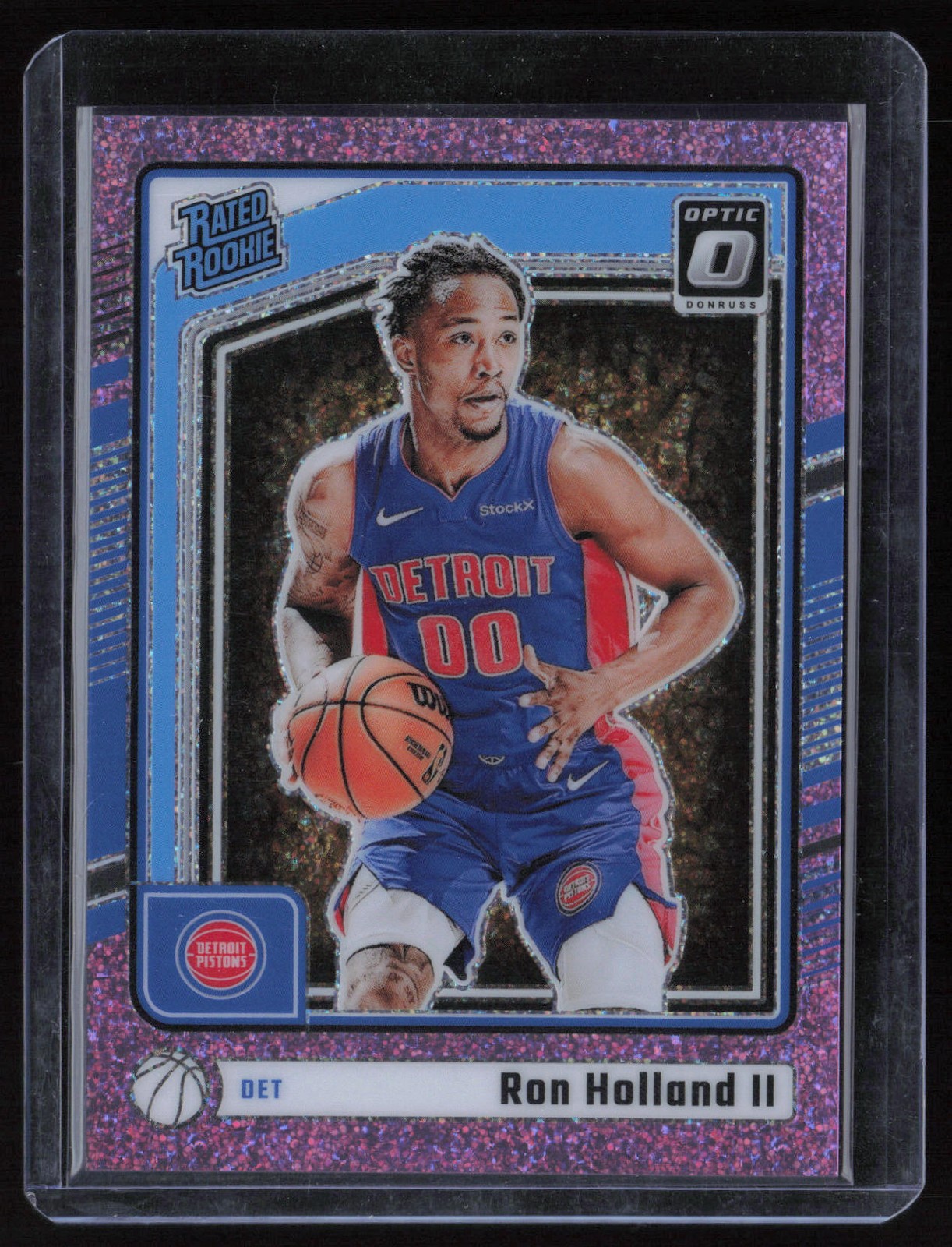 2024-25 Donruss Optic #291 Ron Holland II Pink Glitter #/275