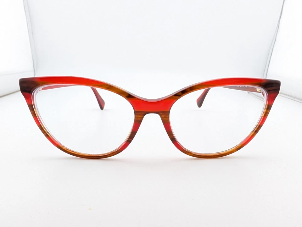 Gafas Ralph Lauren, solo monturas, RA 7134 5989, 52-16-140, plástico, rojo Foto 2 de 4