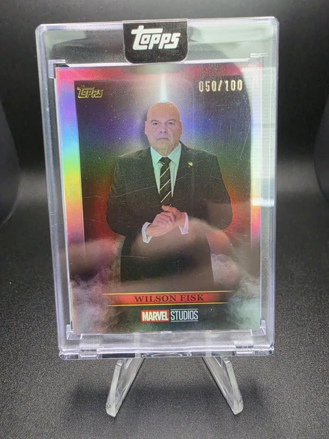 2025 Topps Marvel The Collector Wilson Fisk Villainy Daredevil #/100 Encased