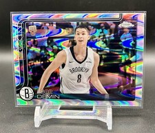 2025-26 Topps Chrome Ray Wave Egor Demin Rookie Brooklyn Nets #258