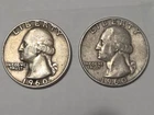 Quarters 1960 90% Silver 2 Quarters 1960