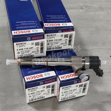 4x Fuel Injector 0445110457 For Case New Holland Tractor Loader F5h 5801376566