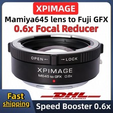 Mamiya645 lens to Fuji G-mount 0.6x Optics Focal Reducer for XPimage M645-GFX0.6