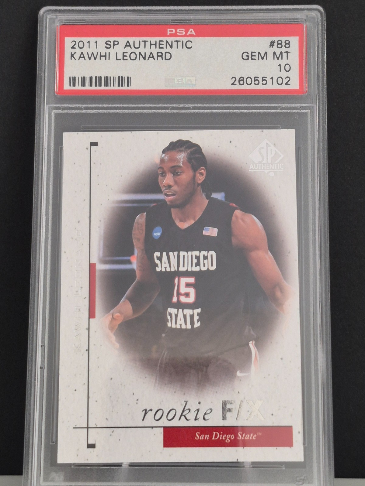 2011 SP Authentic #88 Kawhi Leonard RC PSA 10