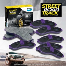 8Pcs Bendix Front + Rear SRT Brake Pads for Kia Stinger CK 3.3L Hatchback 17-On