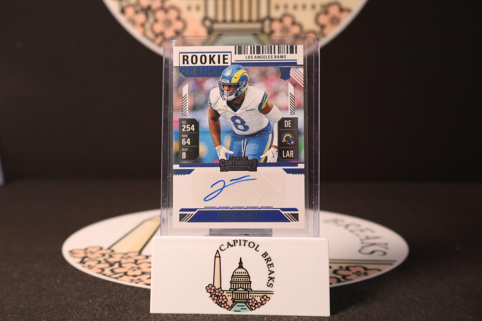 Jared Verse Panini Contenders #147 Variation-Autograph