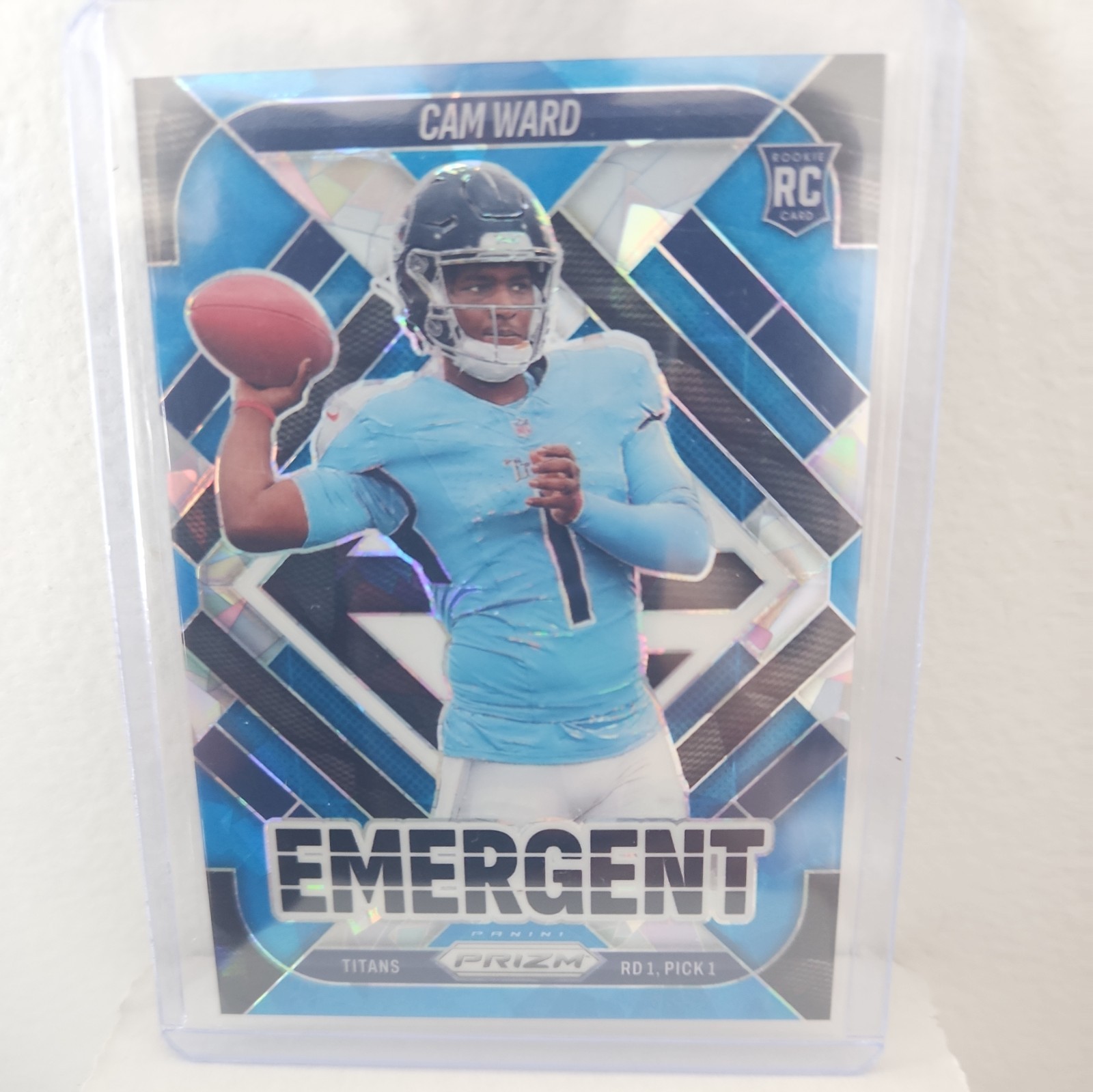 2025 Prizm Cam Ward #2 Emergent Blue Cracked Ice /99