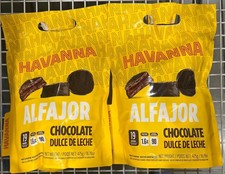 La Habana Mini Alfajores Chocolate Dulce de Leche Paquete de 19 Galletas Auténticas 475g