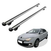 DachträGer Passend FüR Renault Megane III Kombi Ab Baujahr 2009-2016 V1 In Silbe