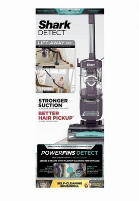 #ad Shark Detect Lift Away ADV Upright Vacuum Floor Detect Power Fin LA490 Mauve NEW $169.99
