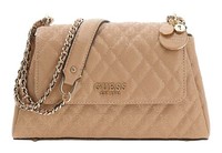 Guess Isemay Convertible Xbody Flap Bag Schultertasche Tasche Pale Mocha Taupe