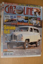 GAZOLINE N°97 SAVANE 4X4 / VOLVO 140-164 / ABARTH ZAGATO / SALMSON S4E / 504