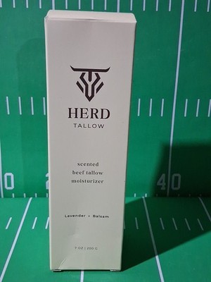 HERD TALLOW, BEEF TALOW MOISTURIZER FACE & BODY NEW IN BOX SEALED 7oz.