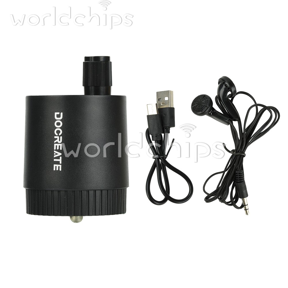 2pcs Water Leakage Detector Pipe Leak Detection Sound Amplifier Rechargeable