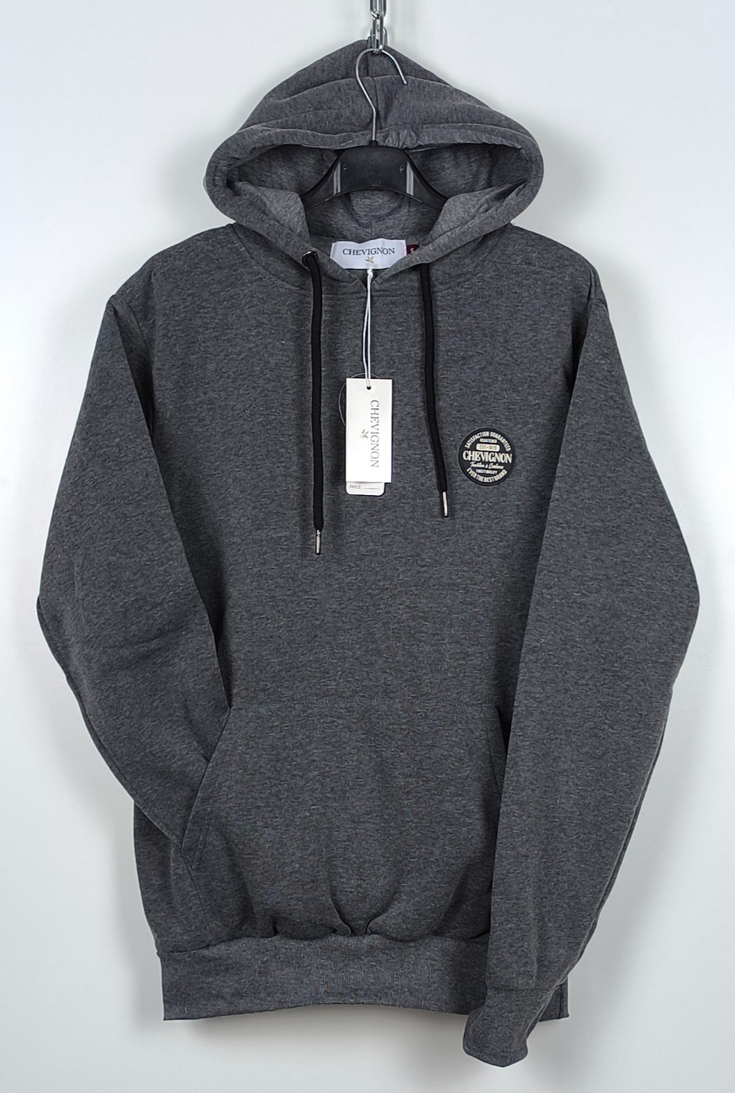 Chevignon Herren Jogginganzug Set Hoodie & Hose Dunkelgrau Größe S NEU image 2