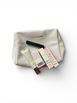 Harrods Clarins Make-Up Geschenkset Beauty Bag Primer Flash 03 Lippenbalsam Perfector