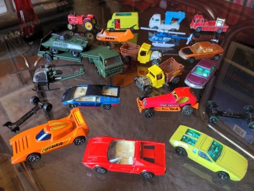 Lot of vintage Corgi Husky diecast inc Rockets Magnum Etc