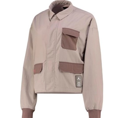 Paris Saint-Germain x Jordan Woven Jacket Pink Women Cropped Oversized Small