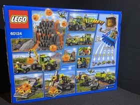 LEGO CITY 60124 Volcano Exploration Base, New Factory Sealed