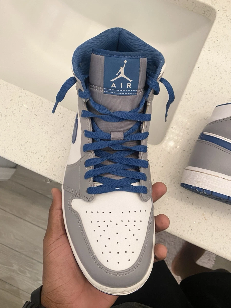 Jordan 1 Mid True Blue | eBay
