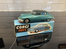 VINTAGE CORGI TOYS 210 CITROEN DS 19 IN ORIGINAL BOX 1957 #B251