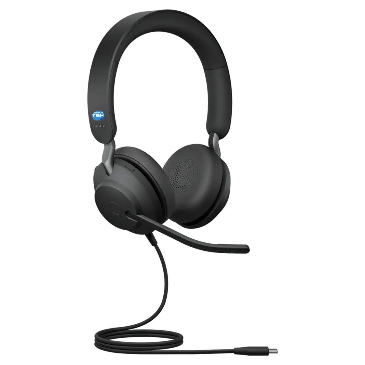 Jabra Evolve2 40 Se Stereo Headset - Uc-Version, Usb-C/A, Busylight Schwarz 24189-989-799 - Bild 2