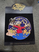 Limited LE 500 Pin Walt Disney Auctions Jumbo Spinner Uncle Scrooge McDuck