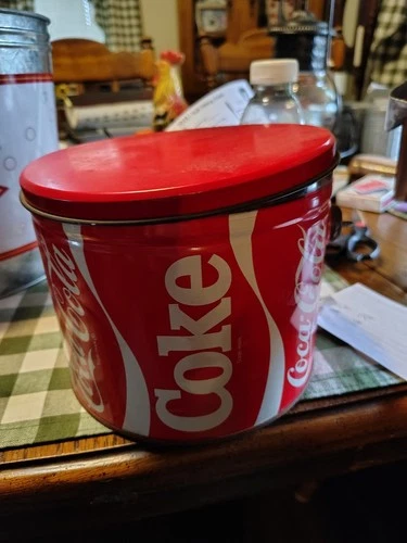 2 LG Vintage Coca Cola Tins