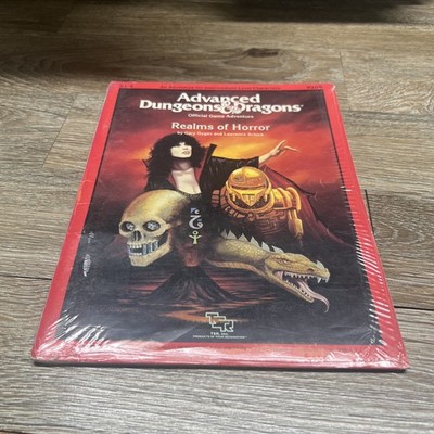 TSR AD&D Realms of Horror S1-4 9209 (1987) Official Adventure w/ Maps