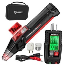 Circuit Breaker Finder with LCD Display, GFCI Outlet Tester, Electrical