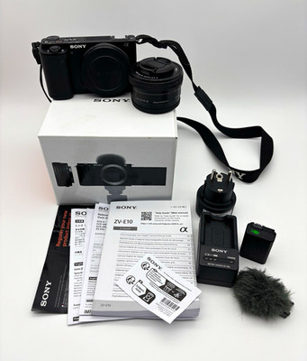 Sony ZV-E10 L 16-50mm OSS Kit 4K Vlog Kamera APS-C ca. 200 Auslösungen 