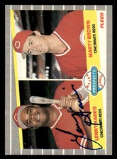 1989 Fleer Baseball #645 Prospects (Lenny Harris) Signed Autograph (no COA) *d2