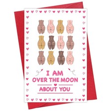 Funny Valentines Day Card for Her Him Naughty Anniversary Card for Wife Husba...