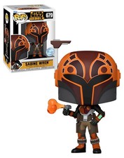 Funko POP! Star Wars Rebels #679 Sabine Wren (Metallic) - New, Mint Condition