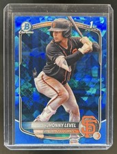 2025 Bowman Sapphire Jhonny Level Chrome 1st Prospect #BCP-147 Giants