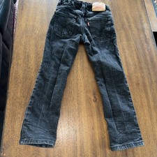 Levi  s 511 Adjustable Waist Boys Size 6 Black Jeans