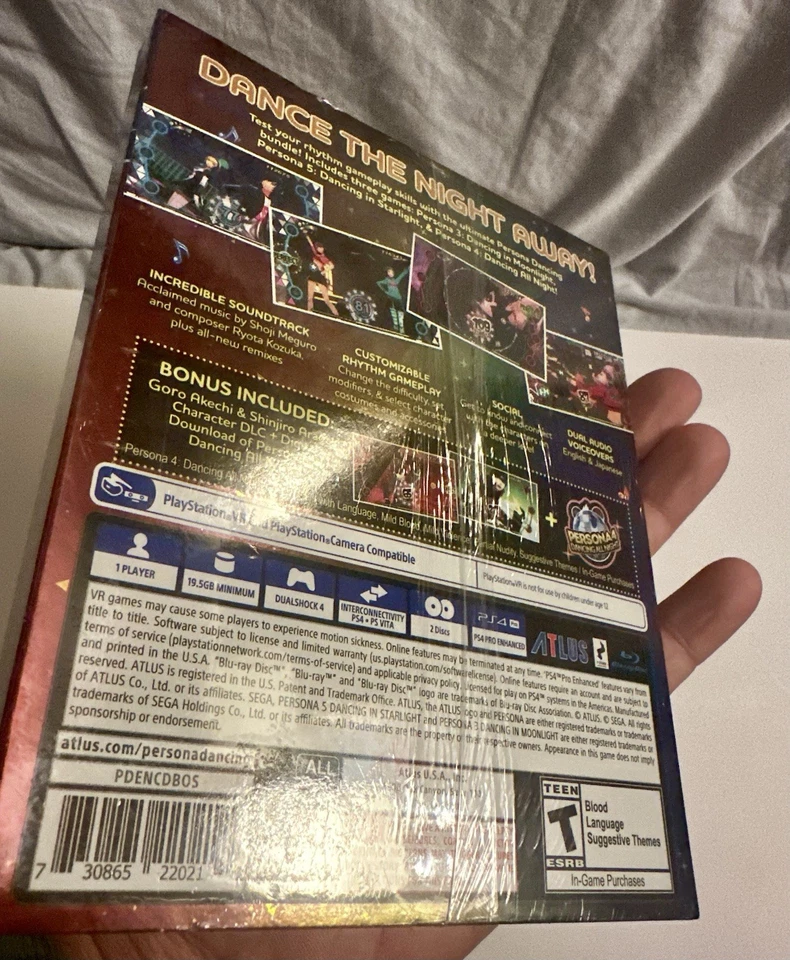 Persona Dancing: Endless Night Collection (Persona 3, 4 & 5) PS4 NEW SEALED - Image 4 of 4