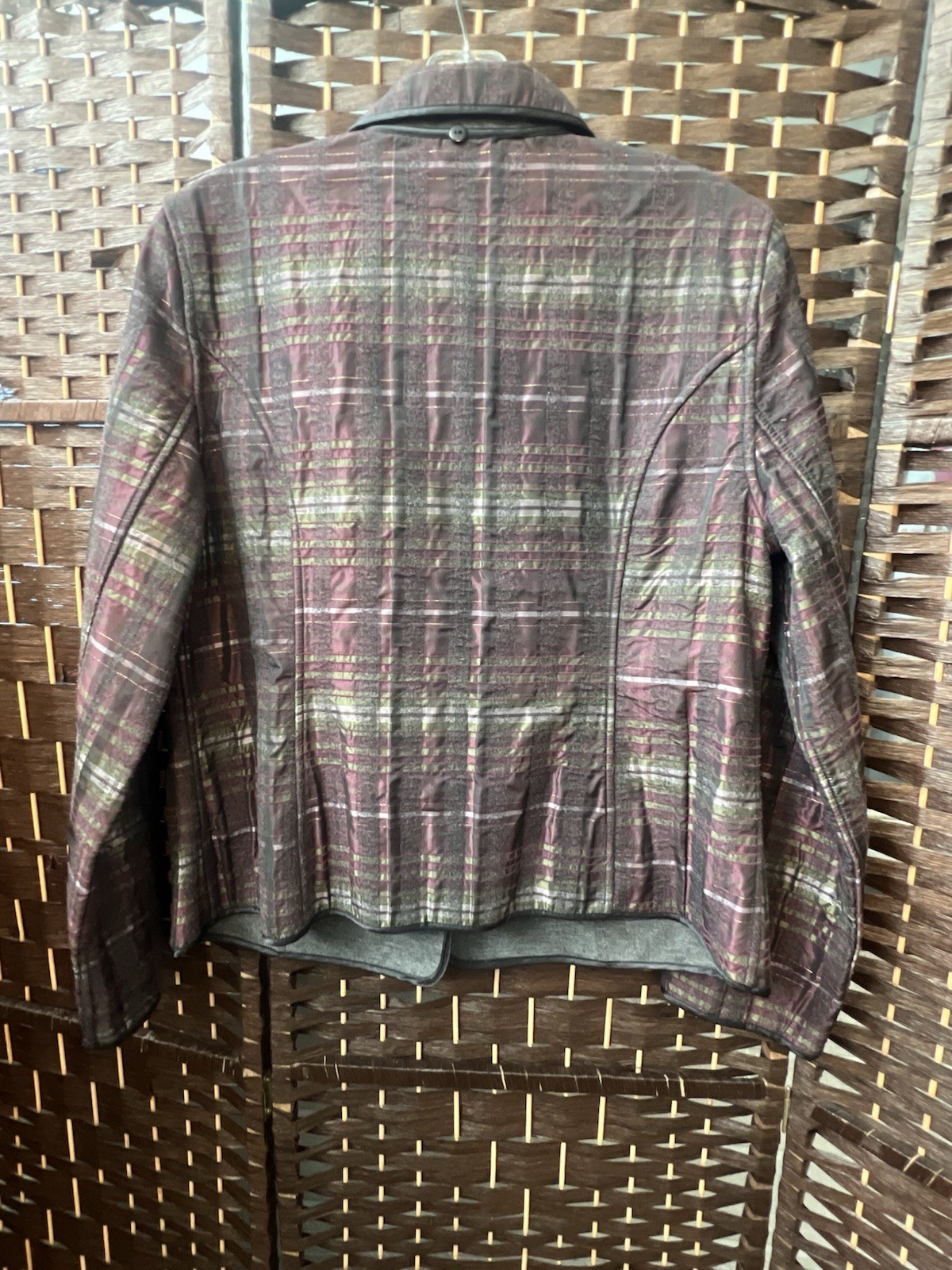 Chicos Plaid Button Jacket - image 7