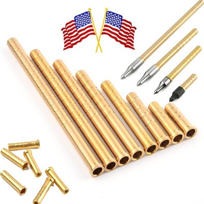 12X Arrow Brass Inserts Base 38-250gr Heavy Weight ID6.2mm Arrow Shaft Archery