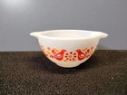 Vtg Pyrex 441 1-1/2pt Friendship Cinderella Red Orange Birds Etc. Mixing  Bowl
