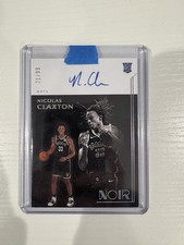 Panini 2019-20 Noir Rookie Autographs Nicolas Claxton #383 /99 Brooklyn Nets