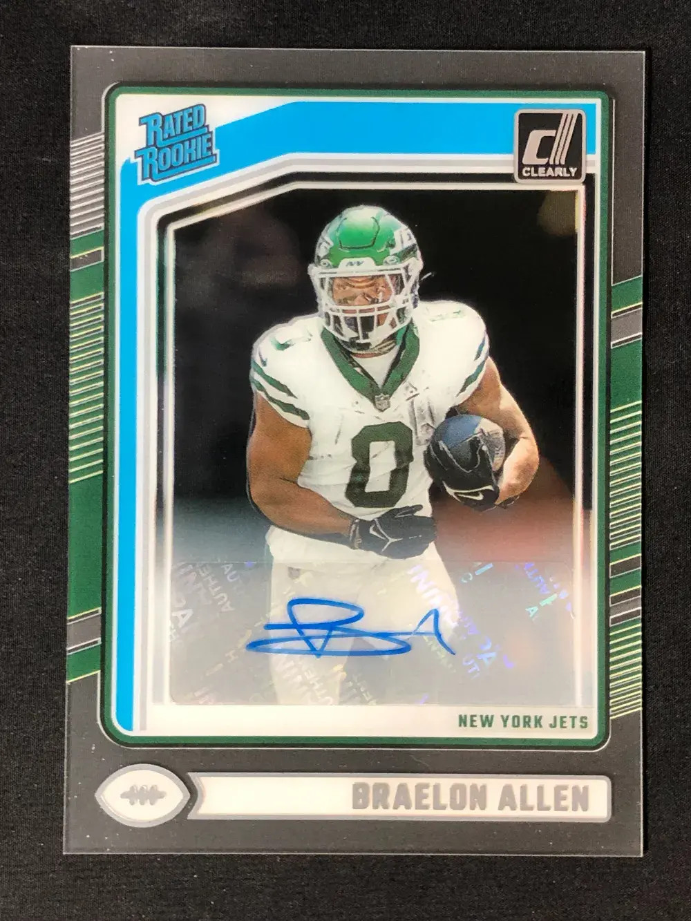 Braelon Allen Panini Clearly Donruss #90 Autograph