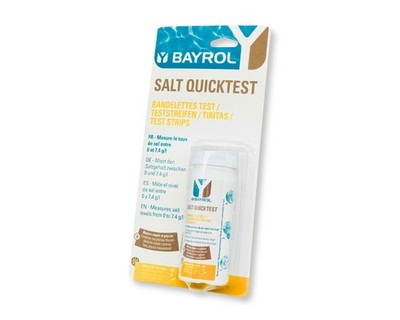 Bayrol Quicktest Naturally Salt 10 Teststreifen Salzgehalt Salzelektrolyse Salz