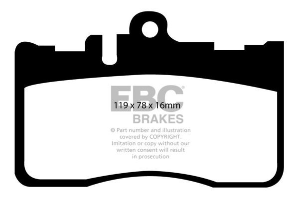 EBC DP21622 BRAKE PAD SET DISC BRAKE Front
