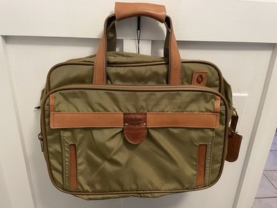 Hartmann vintage Bag Nylon Leather trim No shoulder strap weekender luggage NICE