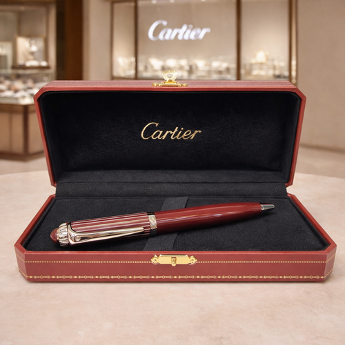 Cartier Red Ballpoint Pen Luxury Writing Pen VIP Gift Rare w Box NIB | eBay