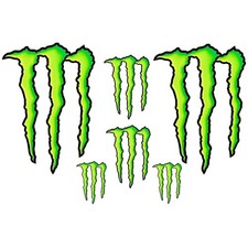 Monster Cartoon Stickers For Motocross Fans Monster Cartoon Stickers For Motocross Fans