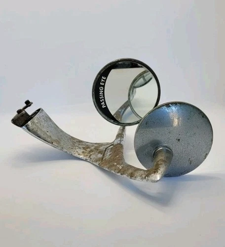 Vintage Original  Chrome PASSING EYE Mirror for Cars Trucks Rods ~ Double Mirror