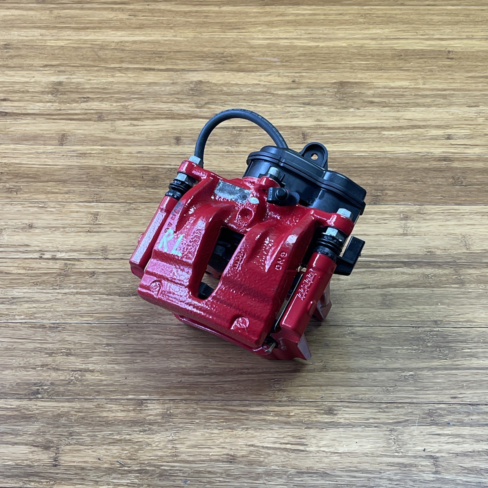 2020-2025 Audi S7 4K 2.9L Sportback Rear Left Brake Caliper Assembly Red OEM