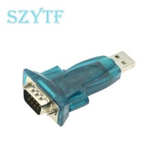 3Ft Translucent USB 2.0 to DB9 RS232 Serial Converter 9 Pin Adapter Cable PDA S